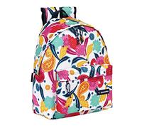 Diadora - Mochila Lisa, 32 x 40 cm, Color Blanco (Safta 641517774)