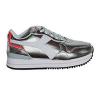 Diadora Olympia Platform Metal Wn, Zapatillas de Gimnasio Mujer, Plateado Metalized, 36 EU