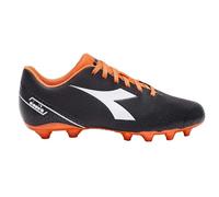 Diadora Pichi 6 MG14 - Zapatillas de fútbol para Hombre, Color Negro/Blanco/Naranja, 45 EU, Black White Orange, 45 EU