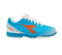 Diadora Pichichi 6 TF Jr, Zapatillas de fútbol para niños y jóvenes, Blue Fluo White Orange, 37 EU