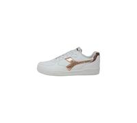 Diadora Raptor Low Crystal Wn, Zapatillas de Gimnasio Mujer, Color Blanco, 40 EU