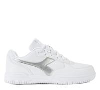 Diadora Raptor Low Moon Wn, Zapatillas de Gimnasio Mujer, Blanco y Plateado, 40 EU