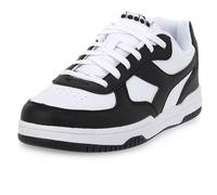 Diadora Raptor Low, Zapatillas de Gimnasio Unisex Adulto, White Black Black, 44 EU