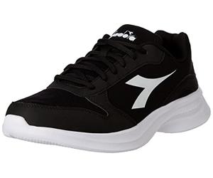 Diadora Robin 4, Zapatillas de Gimnasia para Hombre, Black/White (C7406), 44 EU, Black White C7406, 44 EU