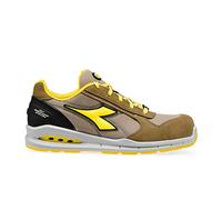 Diadora Run Net AIRBOX Low S1P SRC, Zapatillas Deportivas Hombre, Black/Anthracite, 44 EU