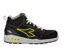 DIADORA Run Net AIRBOX Mid S3 SRC, Zapatillas Deportivas Hombre, Black/Black, 40 EU
