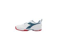 Diadora S.Challenge 5 SL Clay, Zapatos de Tenis Unisex Adulto, White Oceanview Sauce, 45.5 EU
