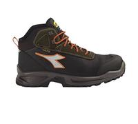 Diadora Sport Diatex Mid S3 Wr Ci Src, Botas Hombre, Negro Verde Rabia, 46 EU