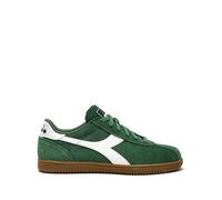 Diadora Tokyo 181247 - Zapato bajo de piel de ante premium, suela de goma, calzado unisex, Verde, 41 EU