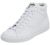Diadora Torneo High, Zapatillas deportivas, Unisex adulto, Blanco/Blanco/Negro, 38.5 EU