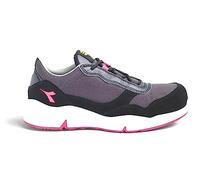 Diadora Utility Chaussures de sécurité Basses Femme AHTENA Text S1PL FO SR ESD - Gris/Rose 36 - Protection Des Pieds