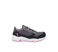 Diadora Utility Chaussures de sécurité Basses Femme AHTENA Text S1PL FO SR ESD - Gris/Rose 39 - Protection Des Pieds