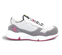 Diadora Utility Chaussures de sécurité Basses Femme AHTENA Text S1PL FO SR ESD - Gris Violet/Rose 39 - Protection Des Pieds