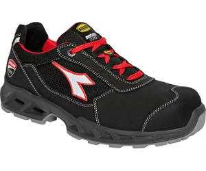 Diadora Utility Ducati Shark Engine Low S1PS, calzado de segurid 45 EU male Negro/Rojo