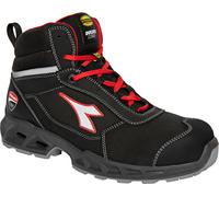 Diadora Utility Ducati Shark Engine Mid S3S, botas de seguridad 48 EU male Negro/Rojo