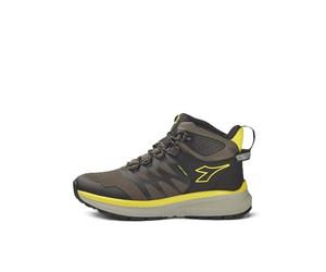 Diadora Utility Freedom Mid O6 Sr, Zapatos de Seguridad y contra Incendios Unisex Adulto, Brown Gray Yellow Utility, 43 EU