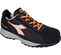 Diadora Utility Glove MDS Low S3S, calzado de seguridad unisex 43 EU female Azul Oscuro/Naranja Neón