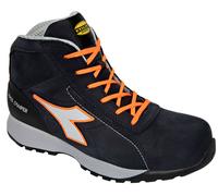 Diadora Utility Glove MDS Mid S3S, botas de seguridad unisex 46 EU female Azul Oscuro/Naranja Neón