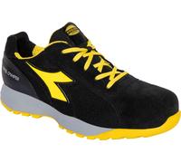 Diadora Utility Glove MDS Tex Low S1PS, calzado de seguridad uni 45 EU female Negro/Amarillo