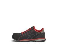 Diadora Utility Glove Monster Low S1PS FO HRO, Zapatillas de Seguridad Unisex-Adulto, Black/Red, 46 EU, Negro y Rojo., 46 EU