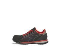 Diadora Utility Glove Monster Low S3S FO HRO, Zapatillas de Seguridad Unisex-Adulto, Black/Red, 42 EU, Negro y Rojo., 42 EU