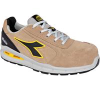 Diadora Utility Run A.Box Low S3S, calzado de seguridad unisex 46 EU male Marrón Claro/Negro/Amarillo