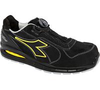 Diadora Utility Run Net AB Boa Low S3S, calzado de seguridad 38 EU male Negro/Amarillo