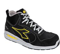 DIADORA Run Net AIRBOX Mid S3 SRC, Zapatillas Deportivas Hombre, Black/Black, 42 EU