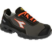 Diadora Utility Shark SI Low Leather S3S, calzado de seguridad u 42 EU male Gris Oscuro/Negro/Rojo Neón