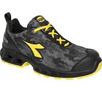Diadora Utility Shark SI Low S3S, calzado de seguridad unisex 35 EU female Negro/Gris/Amarillo
