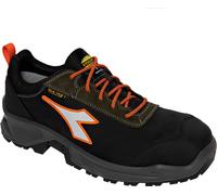 Diadora Utility Sport Low S7S, calzado de seguridad Dia-tex unis 37 EU female Negro/Verde Oscuro/Naranja
