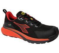 Diadora Utility Vortex DA2 Low S3S, botas de seguridad unisex 35 EU female Negro/Rojo