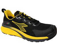 Diadora Utility Vortex DA2 Low S3S, botas de seguridad unisex 47 EU female Negro/Amarillo