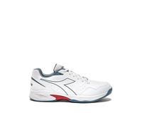 Diadora VOLEE 6, Zapatillas de Tenis Hombre, White/OCEANVIEW/Salsa, 37 EU, Salsa Oceanview White, 37 EU