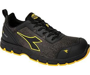 Diadora Zapatillas de seguridad Run Atom Evo Low S3S SC FO SR ESD, C2763 Gris Acero Negro, 42 EU