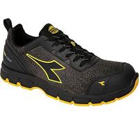 Diadora Zapatillas de seguridad Run Atom Evo Low S3S SC FO SR ESD, C2763 Gris Acero Negro, 45 EU