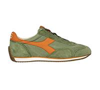 Diadora Zapatos Snekers Lifestyle Heritage Equipe H Dirty Stone Wash Evo Hombre y Mujer, 70399 Green Loden, 46 EU