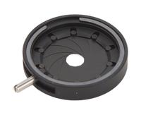 Diafragma de Apertura Ajustable para Microscopio con Cámara, Adaptador de Diafragma de Apertura de Iris de Aleación de Aluminio, 1 a 16 Mm, Práctico, Estable, Fácil Instalación
