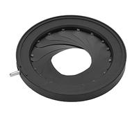 Diafragma de Apertura de diafragma de Iris SK44 Módulo óptico Resistente Diafragma de Apertura Industrial Manual Variable para cámaras láser y Plataformas ópticas Aleación de