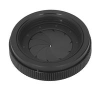 Diafragma de Iris de 1,5 a 29 mm, diámetro Interior de 55 mm, diámetro Exterior M42 a M42, Condensador de Apertura de diafragma de Iris Ajustable para Sistemas ópticos con Cuerpo