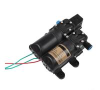 Diafragma eléctrico de 12 V para agua, amplificador autocebante inteligente para caravana para sistema de agua, aspersor de jardín y para lavadora de coches, pulverizador de alta presión con apagado