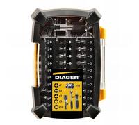 DIAGER BATIMENT CAR20024 - Estuche de torsión para puntas DIAGER y accesorios 46 piezas-6000B