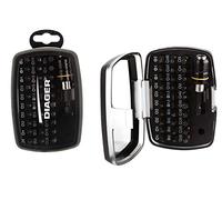 Diager - Baúl de tornillo de 31 piezas + 1 portapuntas