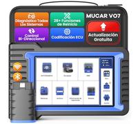 Diagnosis Coche Multimarca, MUCAR VO7 OBD2 Diagnosis con Diagnóstico Todos Los Sistemas Y 28+ Funciones De Reinicio, OBD2 Diagnóstico Control Bi-Direccional/Codificación ECU/Función de Prueba Activa