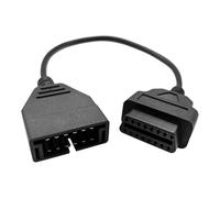 Diagnostic Adapter Cable, 12 Pin to 16 Pin Scanner Extension, Car Tool