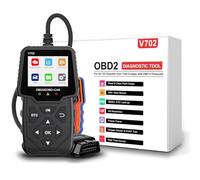 Diagnóstico OBD2 Diagnóstico Auto Profesional con Pantalla Grande de 2,8" Datos en Tiempo Real Lector de Código de Error, Funciones OBDII/EOBD Completas para BMW Todos los Vehículos OBDII (Negro)
