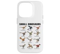 Diagrama científico de Especies de Dinosaurios pequeños Carcasa para iPhone 14 Pro