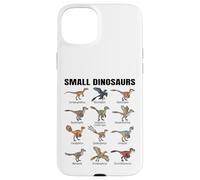 Diagrama científico de Especies de Dinosaurios pequeños Carcasa para iPhone 15 Plus
