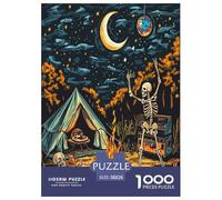 Diagrama de anatomía del cráneo Adultos Puzzles Ciencia 1000 Piezas Juego De Rompecabezas Cumpleaños Decoración Educational Game Stress Relief Toy 38x26cm/1000pcs