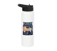 Diagrama de ciencia auditiva de anatomía de la estructura del oído lindo Stainless Steel Insulated Water Bottle